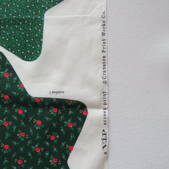 Mini Christmas Tree & Tree Skirt Keepsake Craft Vintage Fabric Panel Uncut 3D - Picture 9 of 12